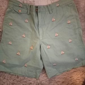 Men's Ralph Lauren & Co. Green Sailboat Short 33